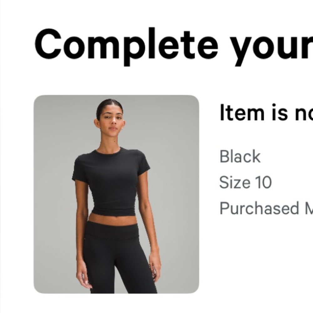 Lululemon Ribbed All It Takes Top